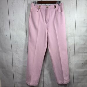 St John Sport Essentials By Marie Gray Stretch Light Pink Crop High Waist Pants